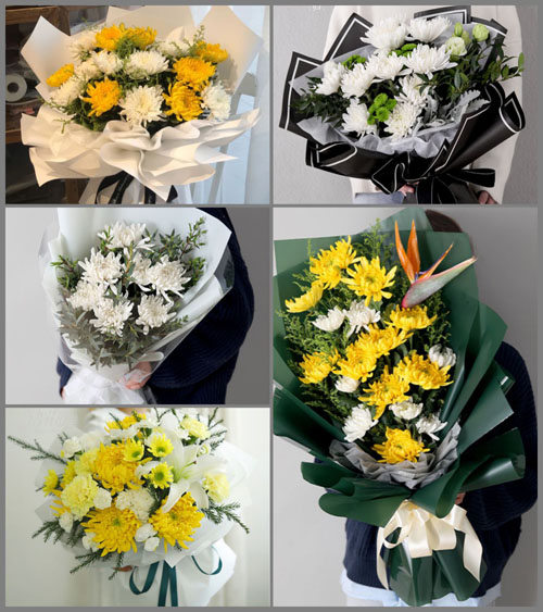 江苏南京建邺区沙洲街道莲花北苑社区白事花束代送